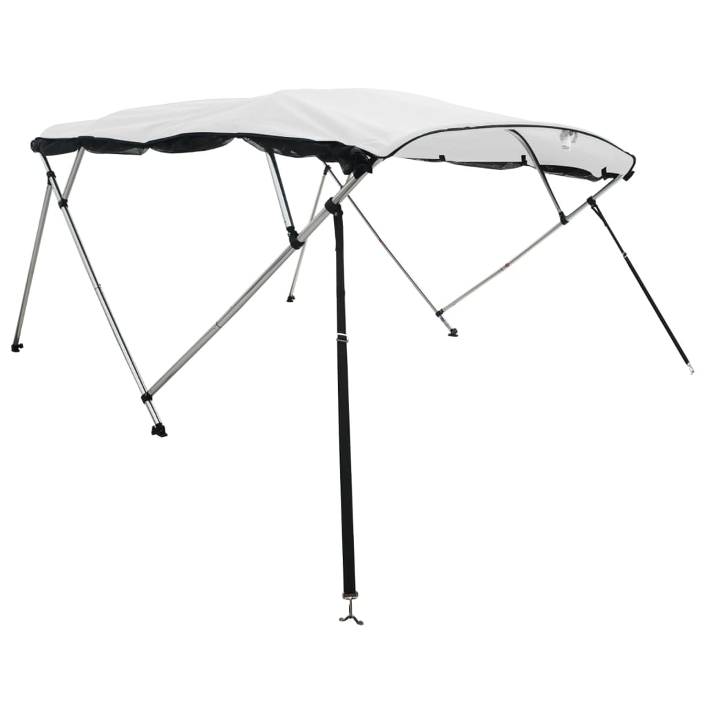 4-bow Bimini Top with Mesh Sidewalls 95.7x(66.9-71.7)x53.9"