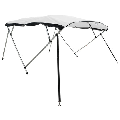 4-bow Bimini Top with Mesh Sidewalls 95.7x(66.9-71.7)x53.9"