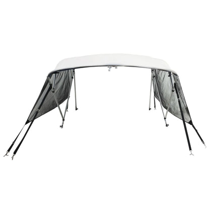 4-bow Bimini Top with Mesh Sidewalls 95.7x(66.9-71.7)x53.9"