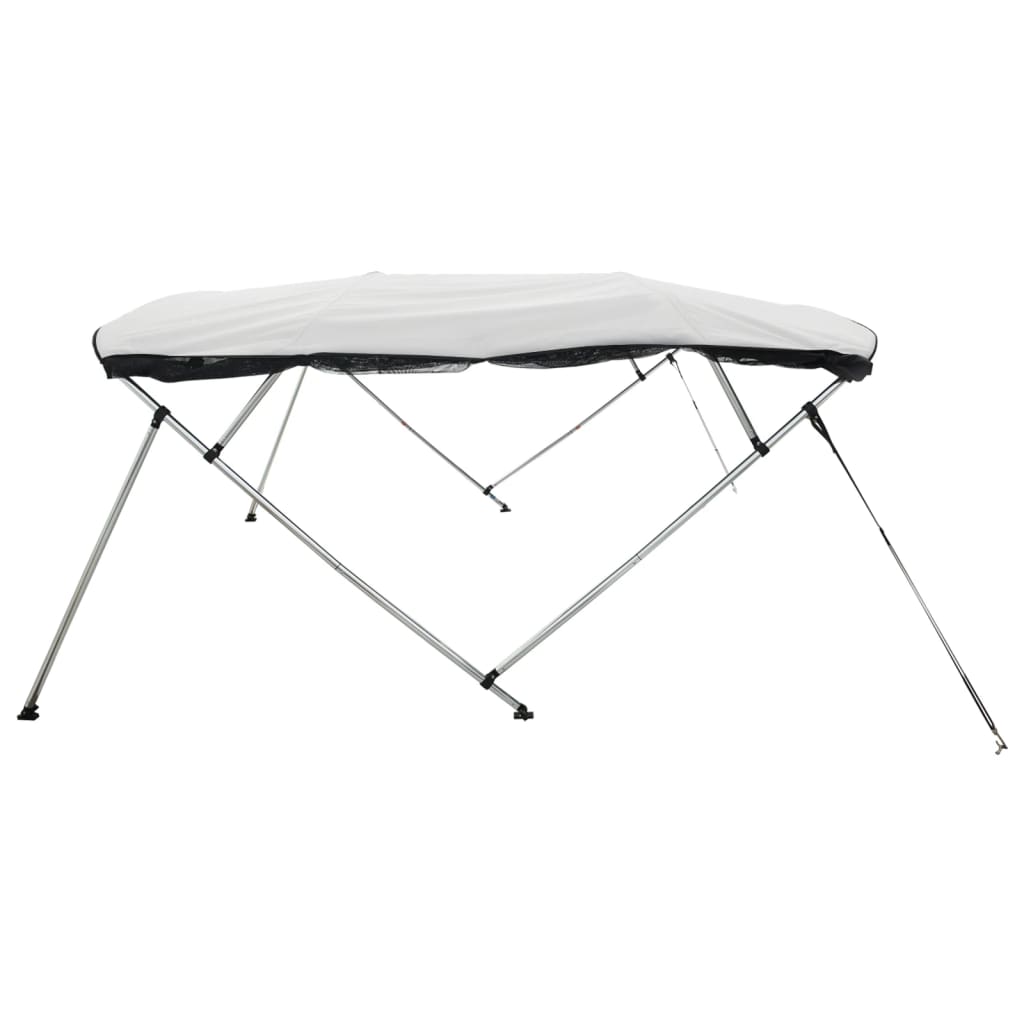 4-bow Bimini Top with Mesh Sidewalls 95.7x(66.9-71.7)x53.9"
