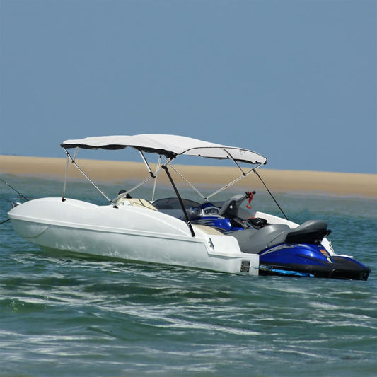 4-bow Bimini Top with Mesh Sidewalls 95.7x(66.9-71.7)x53.9"