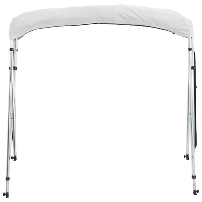 4-bow Bimini Top with Mesh Sidewalls 95.7x(78.7-83.9)x53.9"