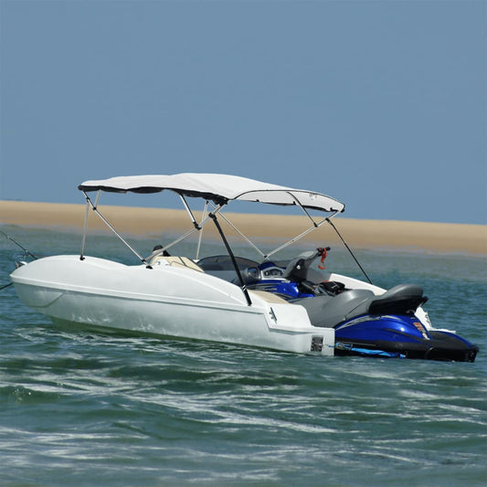4-bow Bimini Top with Mesh Sidewalls 95.7x(78.7-83.9)x53.9"