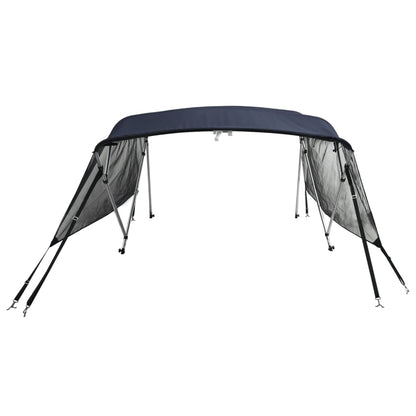 4-bow Bimini Top with Mesh Sidewalls 95.7x(78.7-83.9)x53.9"