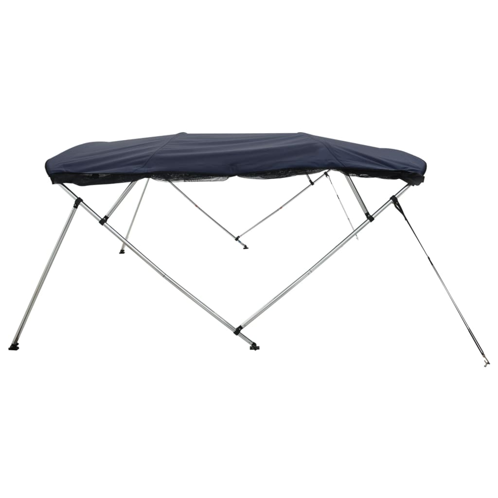 4-bow Bimini Top with Mesh Sidewalls 95.7x(78.7-83.9)x53.9"