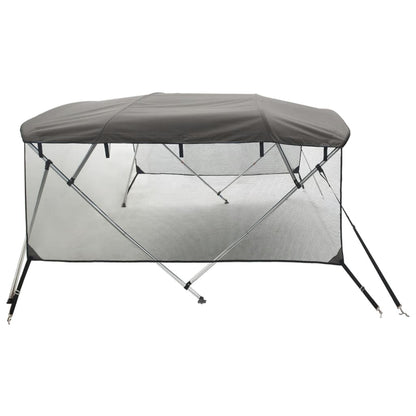 4-bow Bimini Top with Mesh Sidewalls 95.7x(72.8-78.0)x53.9"