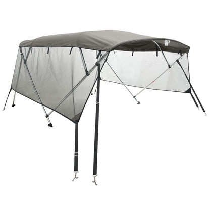 4-bow Bimini Top with Mesh Sidewalls 95.7x(90.6-96.1)x53.9"