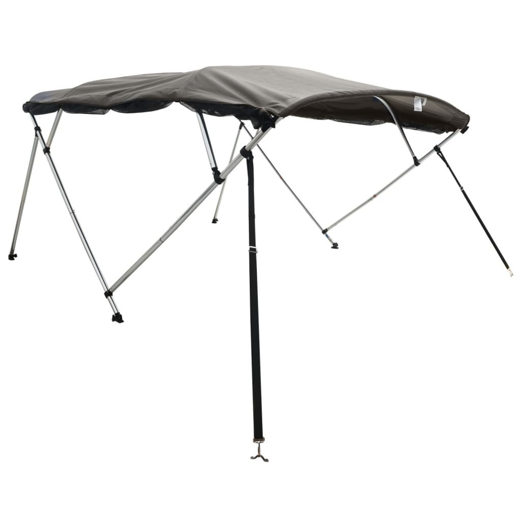 4-bow Bimini Top with Mesh Sidewalls 95.7x(90.6-96.1)x53.9"