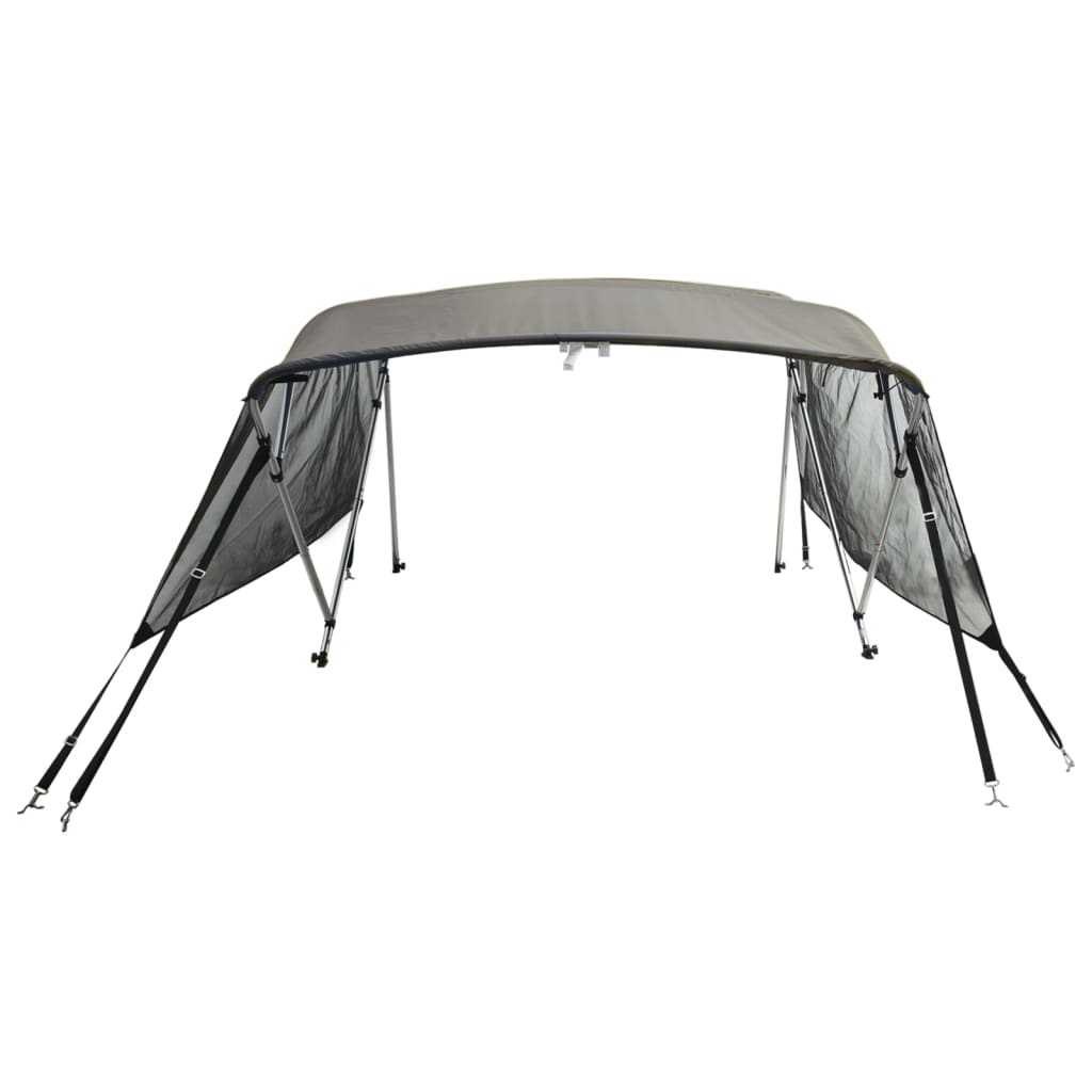 4-bow Bimini Top with Mesh Sidewalls 95.7x(90.6-96.1)x53.9"