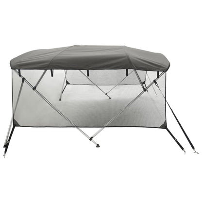 4-bow Bimini Top with Mesh Sidewalls 95.7x(90.6-96.1)x53.9"