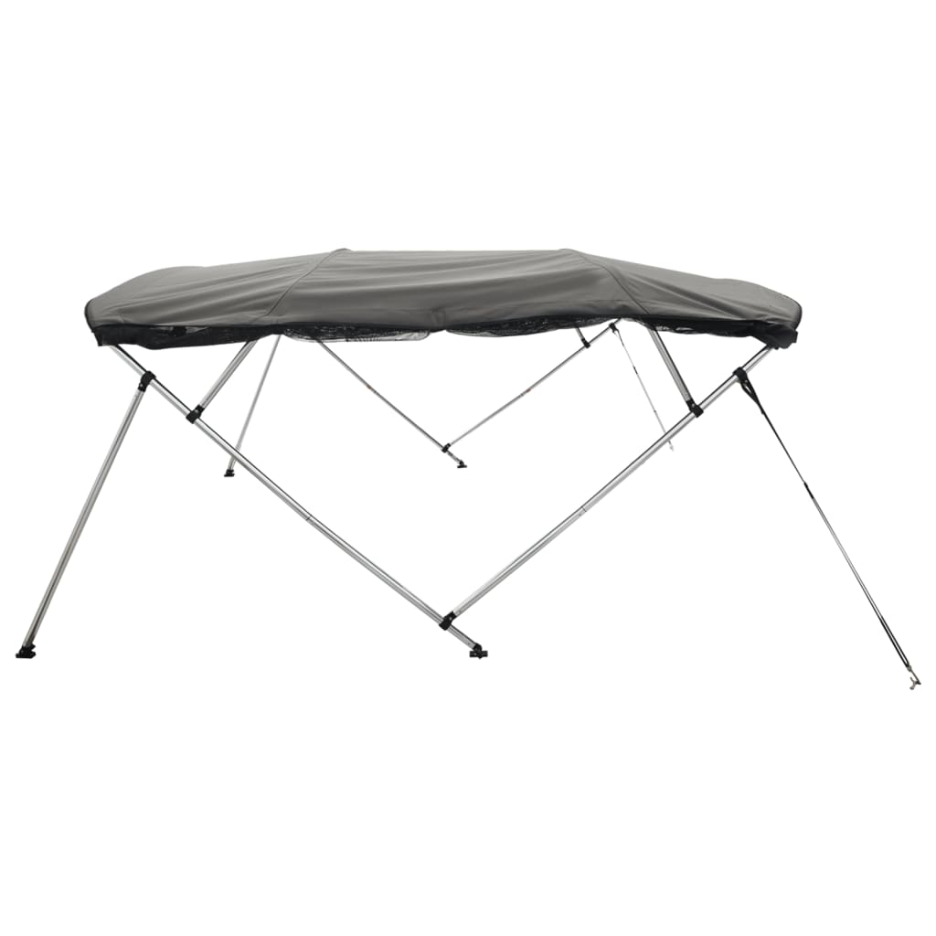 4-bow Bimini Top with Mesh Sidewalls 95.7x(90.6-96.1)x53.9"