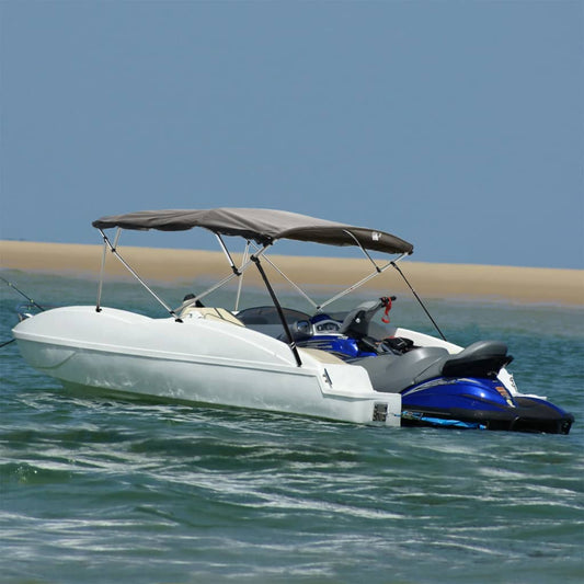 4-bow Bimini Top with Mesh Sidewalls 95.7x(90.6-96.1)x53.9"