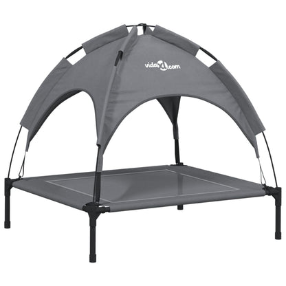 Dog Bed Anthracite 600D Oxford fabric, powder-coated steel, textilene