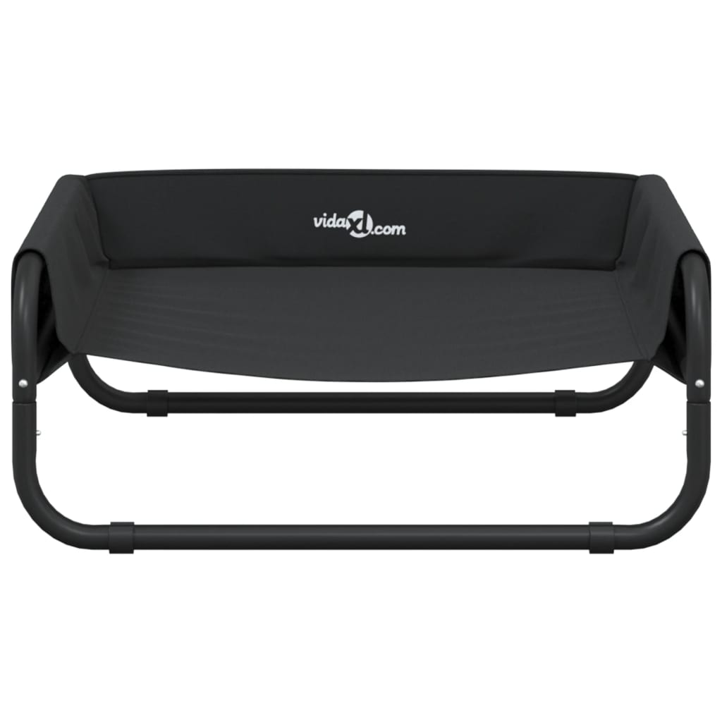 Elevated Dog Bed Anthracite 600D Oxford fabric, Powder-coated steel