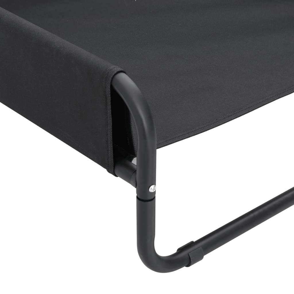 Elevated Dog Bed Anthracite 600D Oxford fabric, powder-coated steel