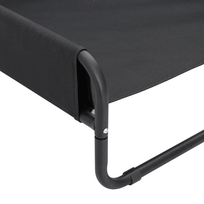 Elevated Dog Bed Anthracite 600D Oxford fabric, powder-coated steel