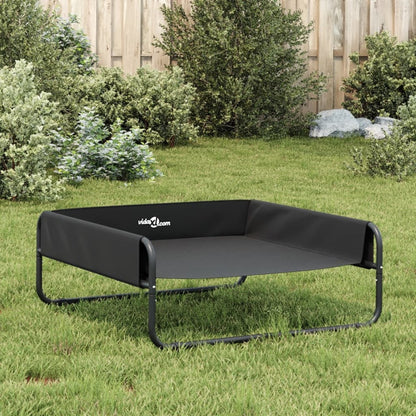 Elevated Dog Bed Anthracite 600D Oxford fabric, powder-coated steel