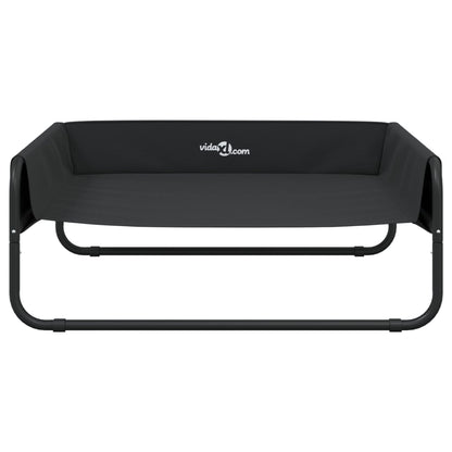 Elevated Dog Bed Anthracite 600D Oxford fabric, powder-coated steel