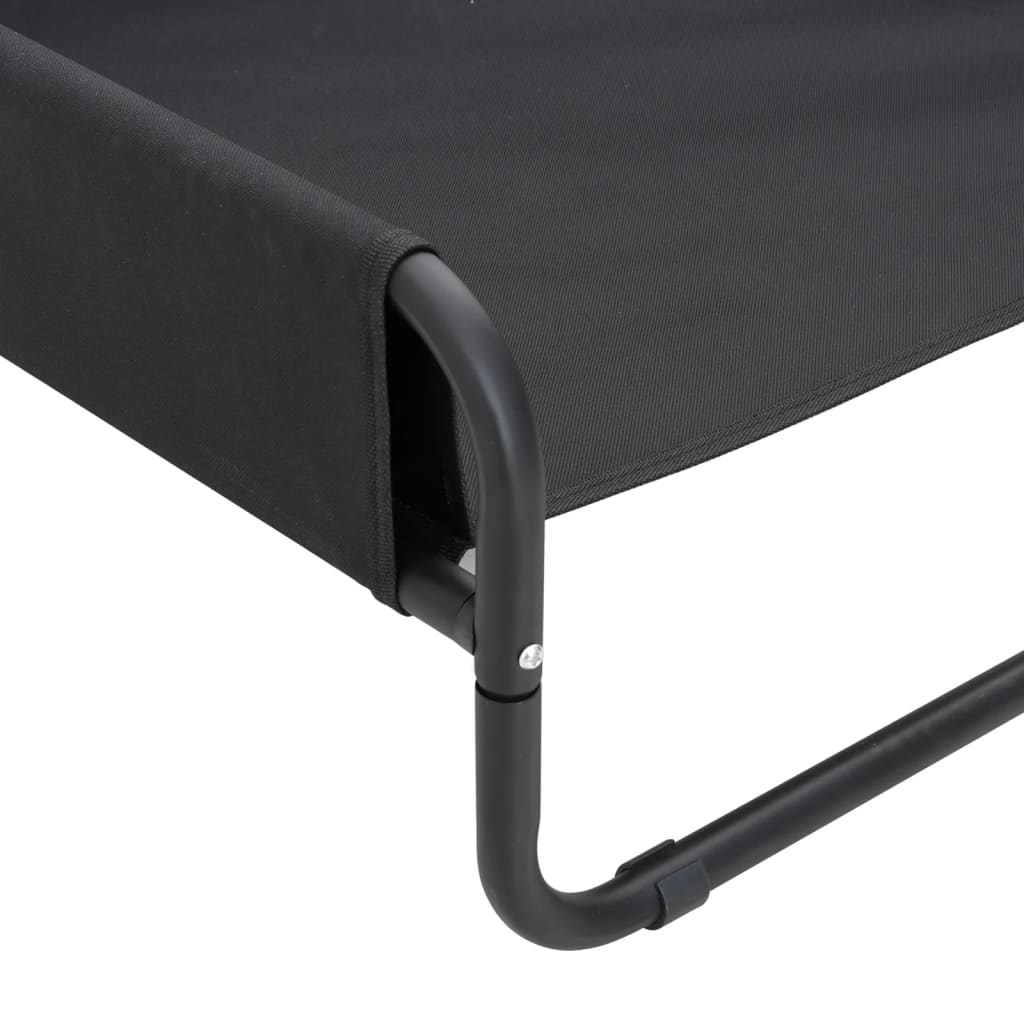 Elevated Dog Bed Anthracite 600D Oxford fabric, powder-coated steel