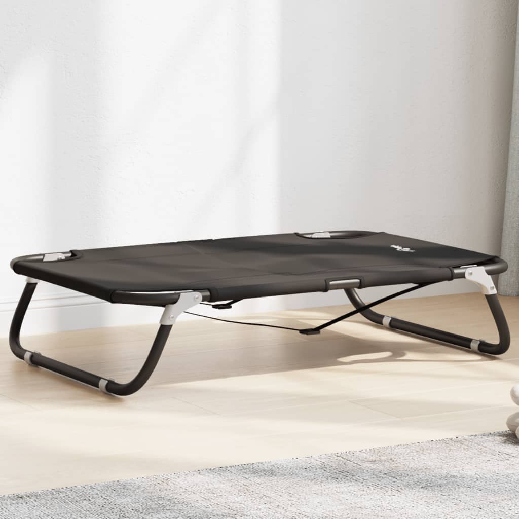 Dog Bed Anthracite 600D Oxford fabric and powder-coated steel