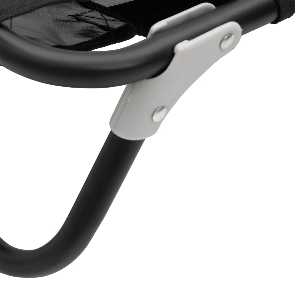 Dog Bed Anthracite 600D Oxford fabric and powder-coated steel