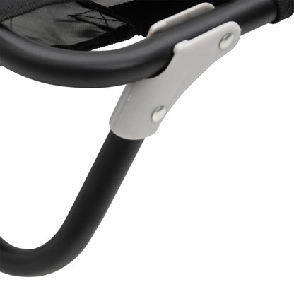 Dog Bed Anthracite 600D Oxford Fabric, Powder-Coated Steel Medium