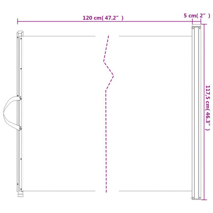 Retractable Pet Gate White 46.3"x49.2"