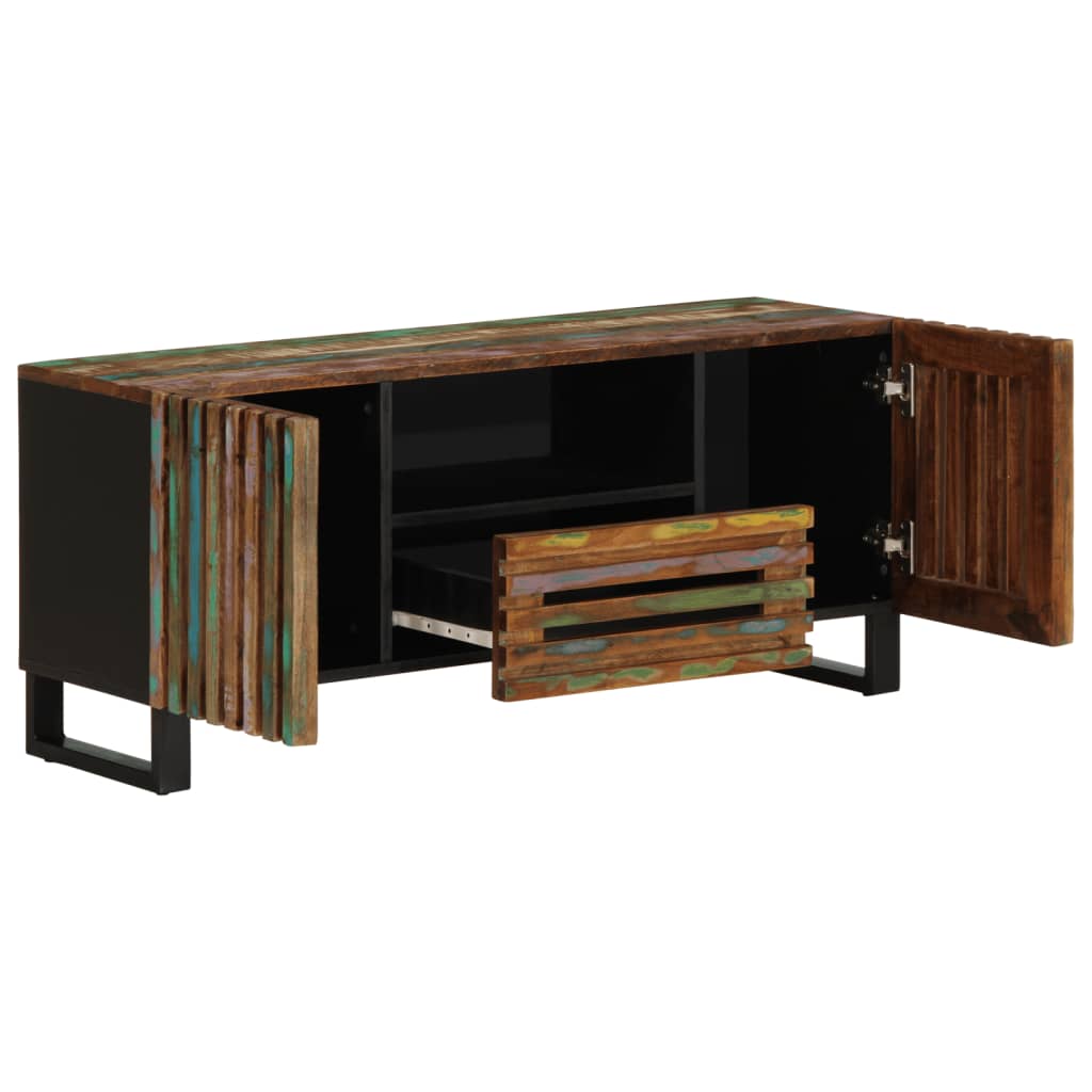 TV Cabinet Reclaimed Acacia Wood Solid Acacia Wood