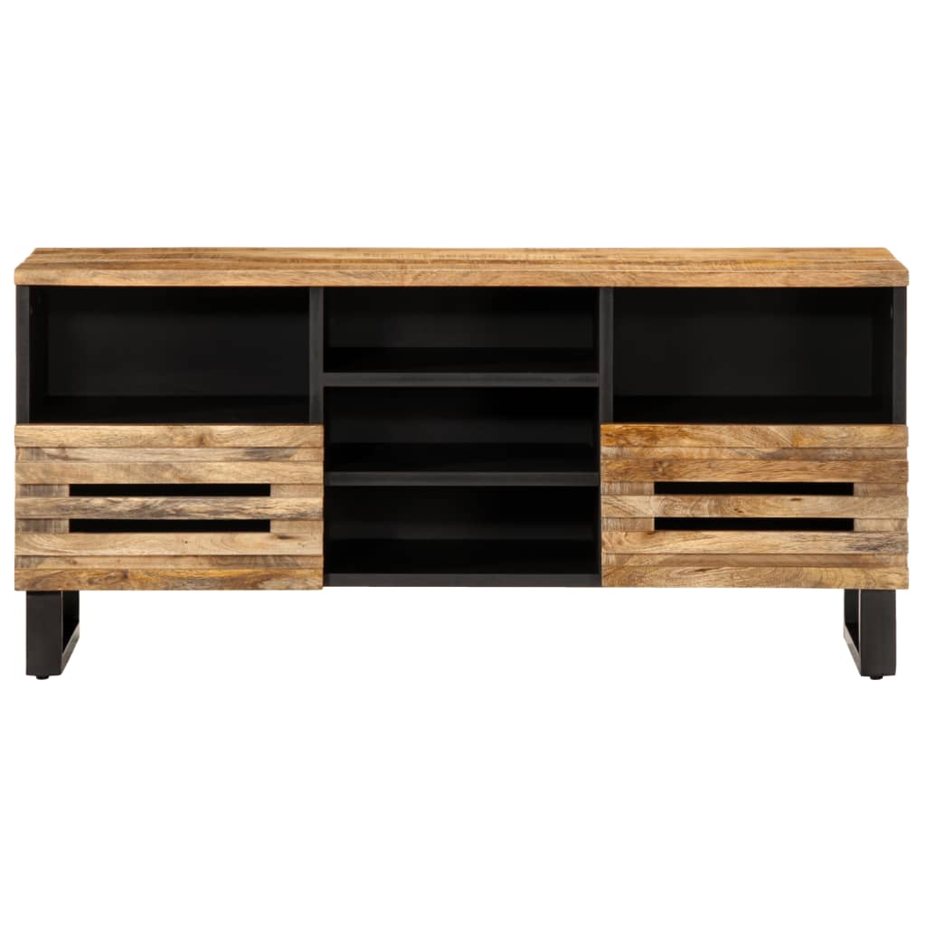 TV Cabinet Natural wood Solid Rough Mango Wood Medium