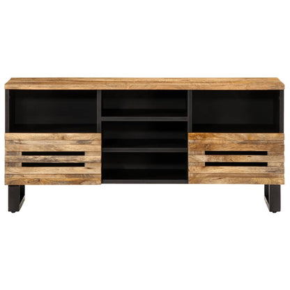 TV Cabinet Natural wood Solid Rough Mango Wood Medium