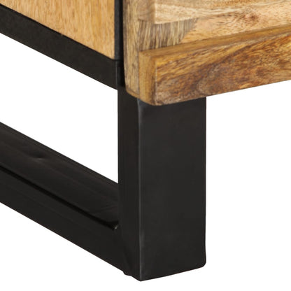 TV Cabinet Natural wood Solid Rough Mango Wood Medium