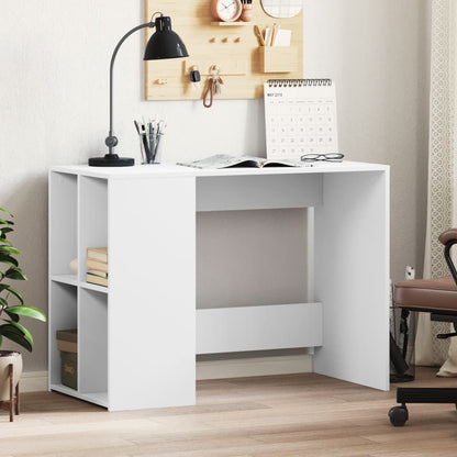 Desk White 40.2"x19.7"x29.5" Engineered Wood