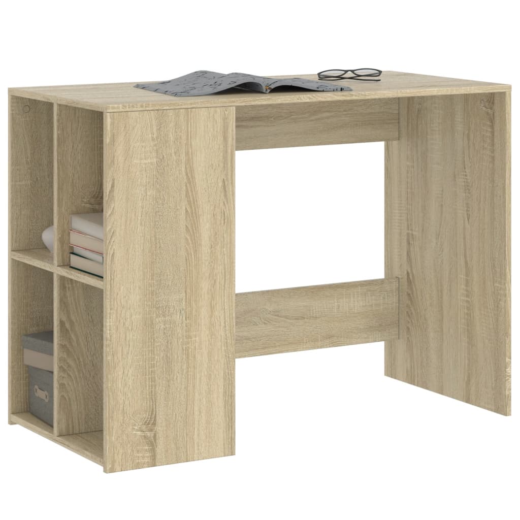 Desk Sonoma Oak 40.2"x19.7"x29.5" Engineered Wood