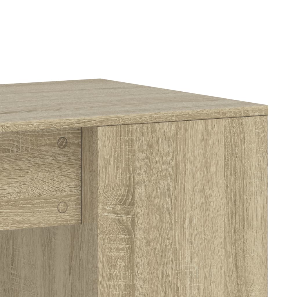Desk Sonoma Oak 40.2"x19.7"x29.5" Engineered Wood