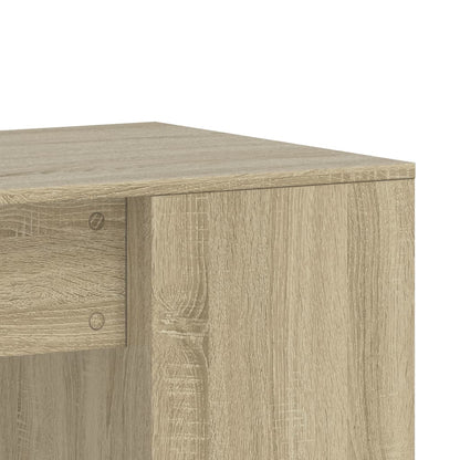 Desk Sonoma Oak 40.2"x19.7"x29.5" Engineered Wood