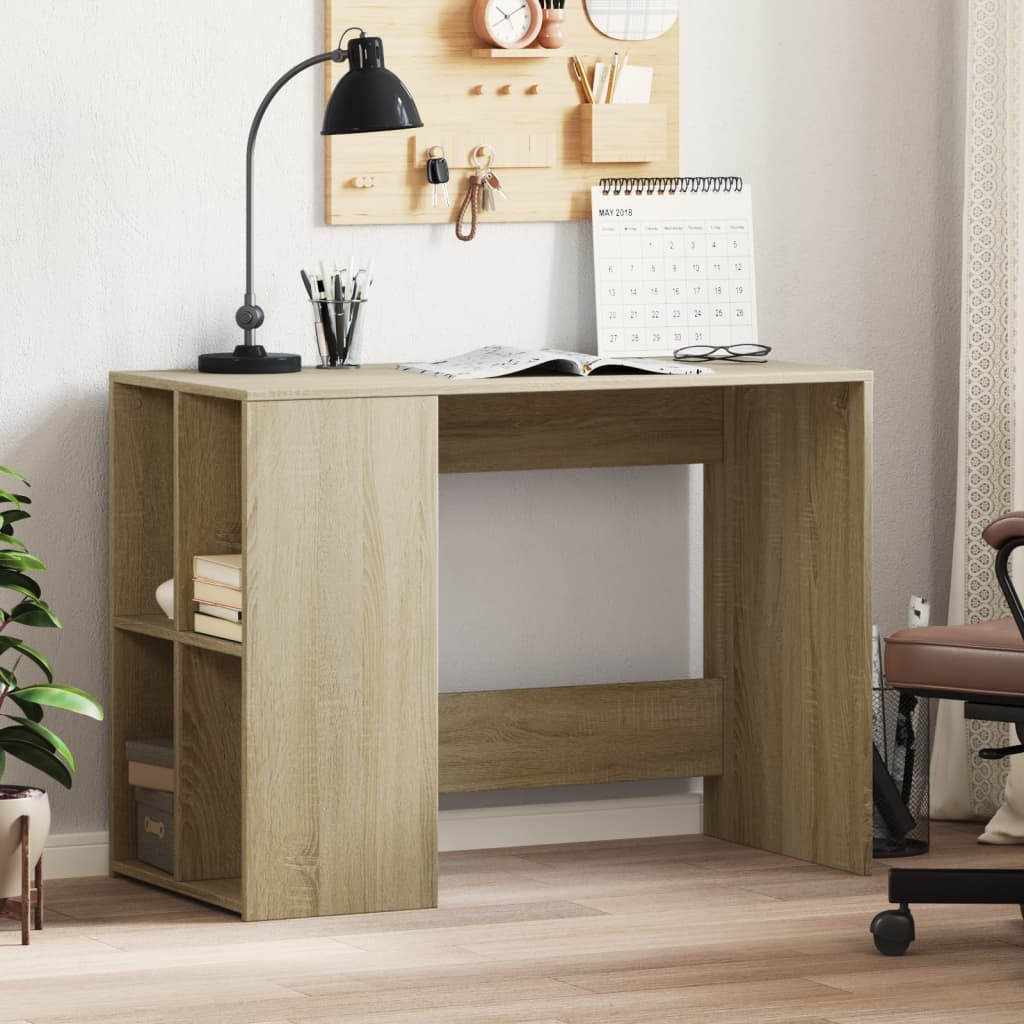 Desk Sonoma Oak 40.2"x19.7"x29.5" Engineered Wood