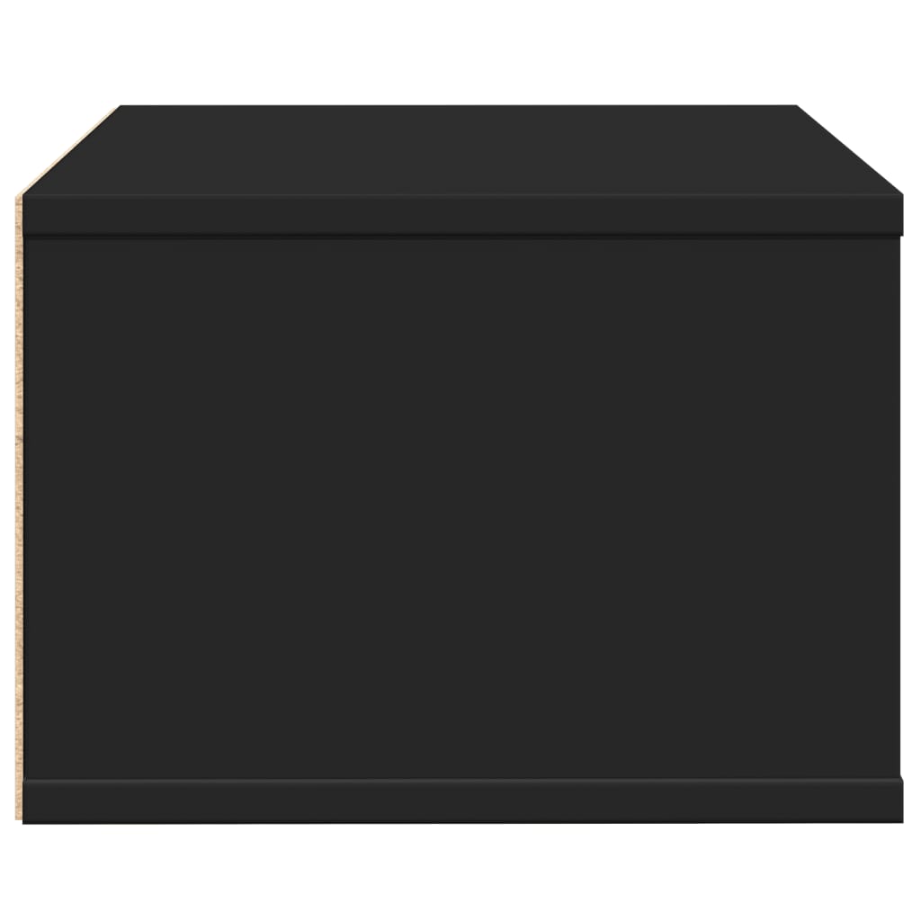 Printer Stand Black 15.7"x12.6"x8.9" Engineered Wood