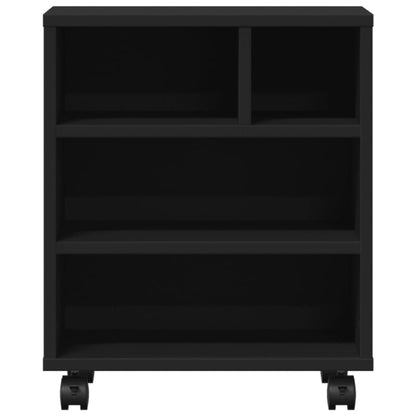 Printer Stand with Wheels Black 16.1"x12.6"x18.9"