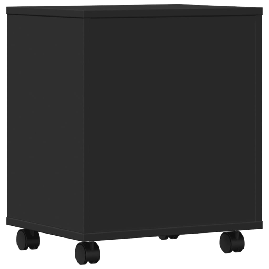 Printer Stand with Wheels Black 16.1"x12.6"x18.9"