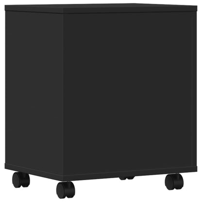 Printer Stand with Wheels Black 16.1"x12.6"x18.9"