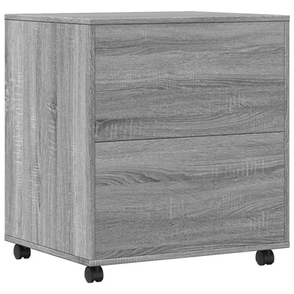 Printer Stand with Wheels Gray Sonoma 23.6"x19.7"x26.4"