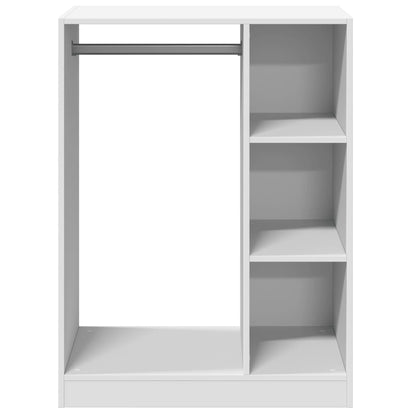 Wardrobe White 30.3"x18.9"x40.2" Engineered Wood
