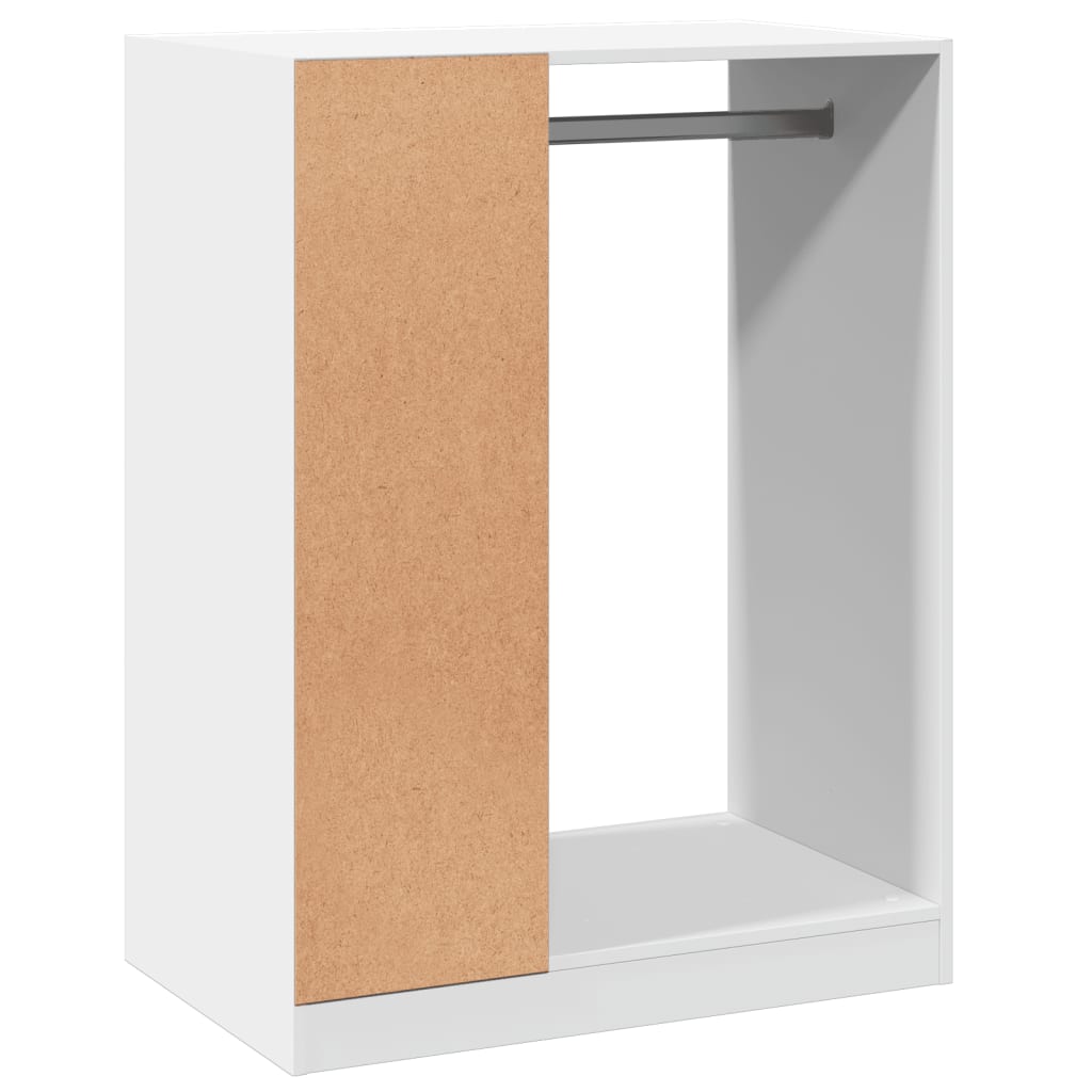 Wardrobe White 30.3"x18.9"x40.2" Engineered Wood