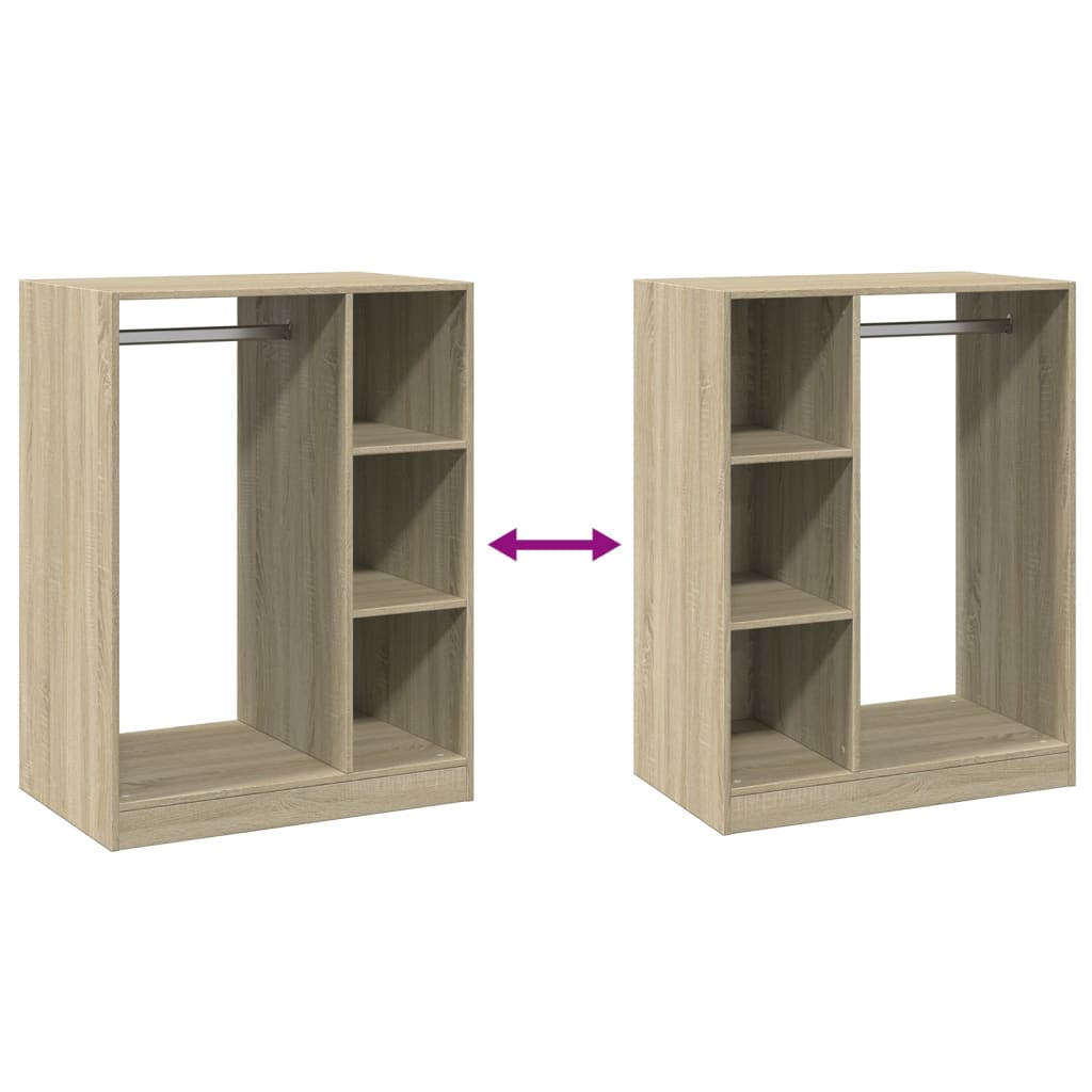 Wardrobe Sonoma oak Engineered wood Compact Wardrobe