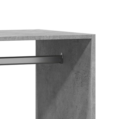 Wardrobe Concrete Grey Engineered wood Compact Wardrobe