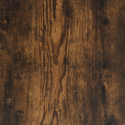 Wardrobe Smoked Oak Engineered Wood Medium Wardrobe Rectangular