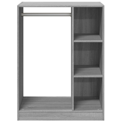 Wardrobe Grey sonoma Engineered wood Compact Wardrobe