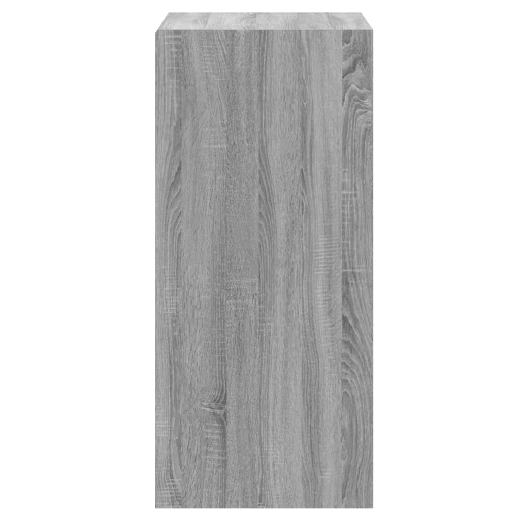Wardrobe Grey sonoma Engineered wood Compact Wardrobe