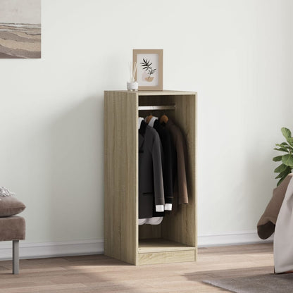 Wardrobe Sonoma Oak Engineered Wood Compact Wardrobe