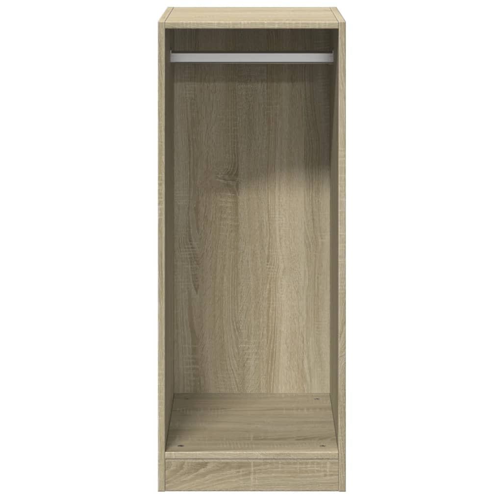Wardrobe Sonoma Oak Engineered Wood Compact Wardrobe